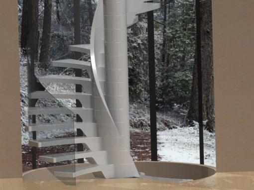 Staircase Render – a Photo Realistic Image for concept
