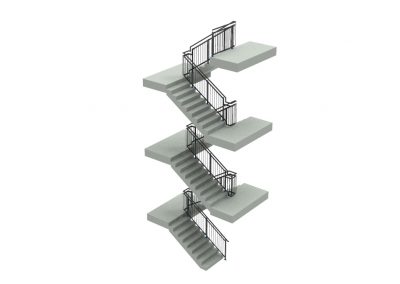 Steel Detailing-Staircase