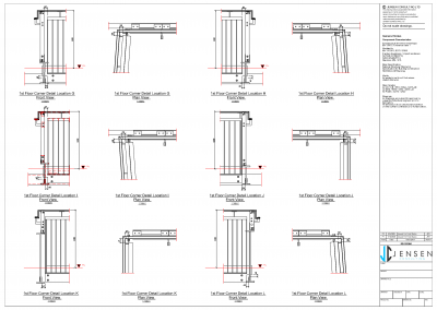 Steel Sample Drawing - Balustrade Drawing - Balustrade Details